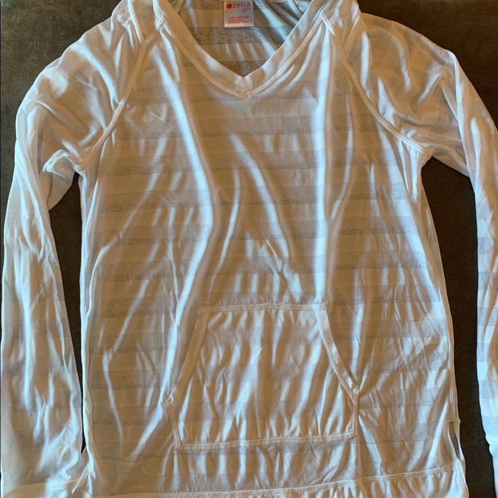 Zella Girls super cute sporty hoodie size 10/12